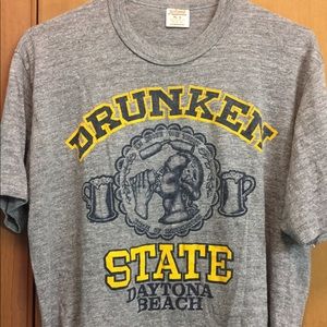 80’s Drunken Daytona beach crop top🤙